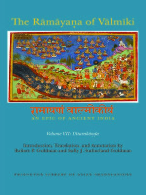 cover image of The Ramayana of Valmiki: An Epic of Ancient India, Volume 7